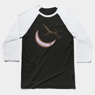 The Giraffe Jumps Over the Moon Baseball T-Shirt